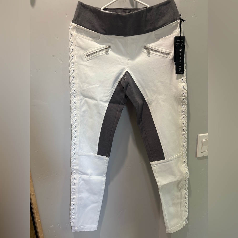 Blanc Noir Warrior Pant White and Grey
